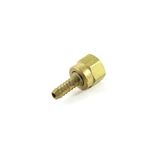 45 Degree Female Flare Hose Barb 1/4" HB x 3/8" FPT